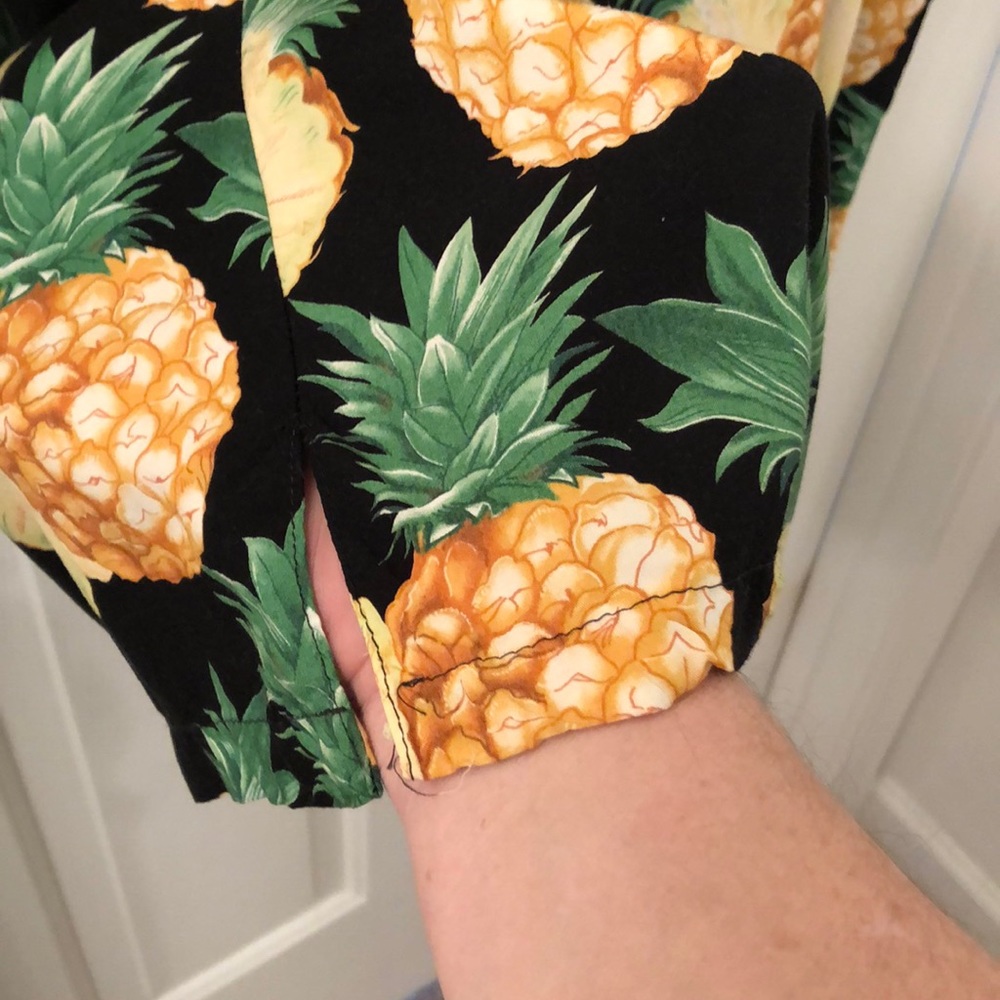 Sold!!Paradise Bay pineapple Polo Hawaiian Dad - Picture 7 of 8